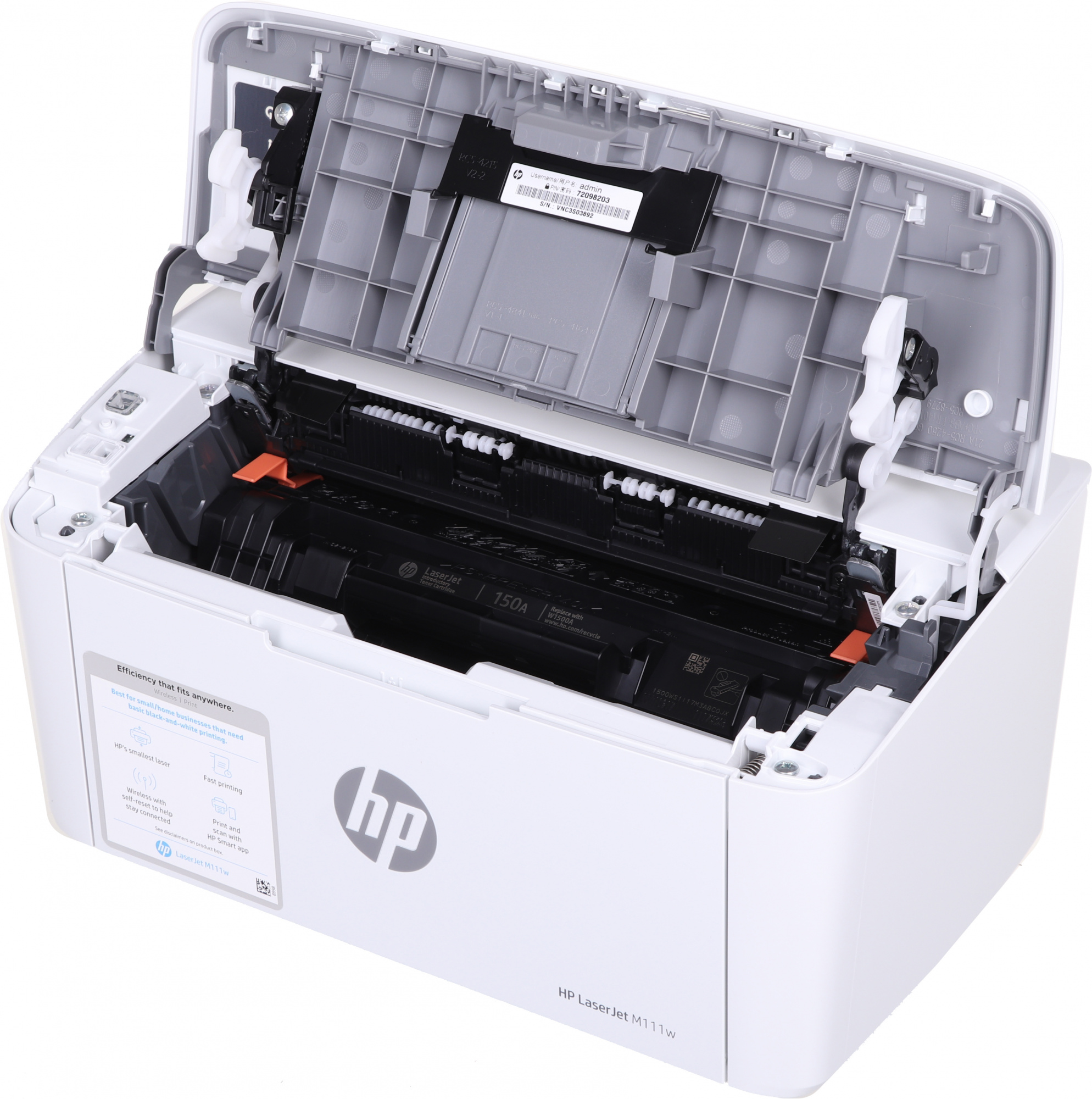 HP LaserJet M111w (7MD68A) {Принтер А4, 20стр/мин, 600 х 600, 500 МГц, 16 Мб, Wi-Fi}