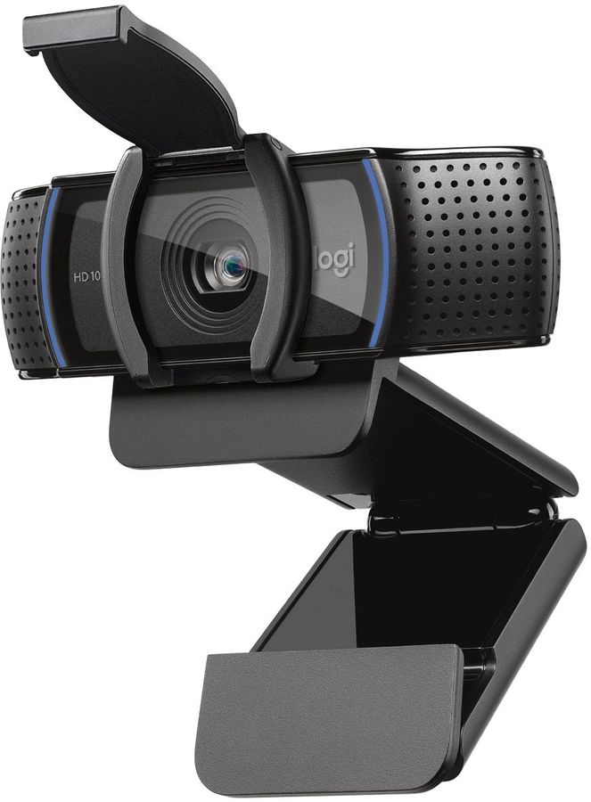 960-001252/960-001257 Logitech HD Pro Webcam C920S, { черный, 3Mpix, USB2.0, с микрофоном для ноутбука }