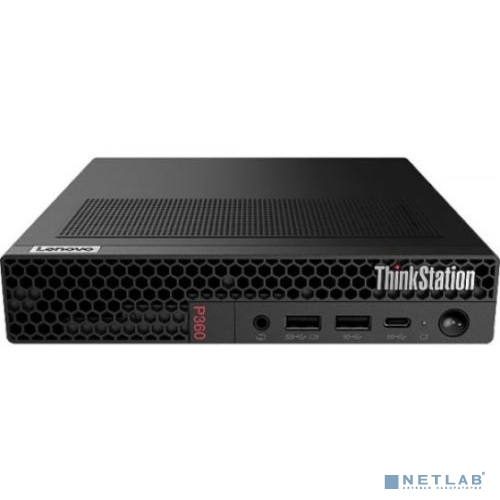 Lenovo ThinkStation P360 Tiny Core i9-12900T/16GB/512GB SSD/T1000 8Gb/DOS/NoODD/черный (30FA00JWCD)
