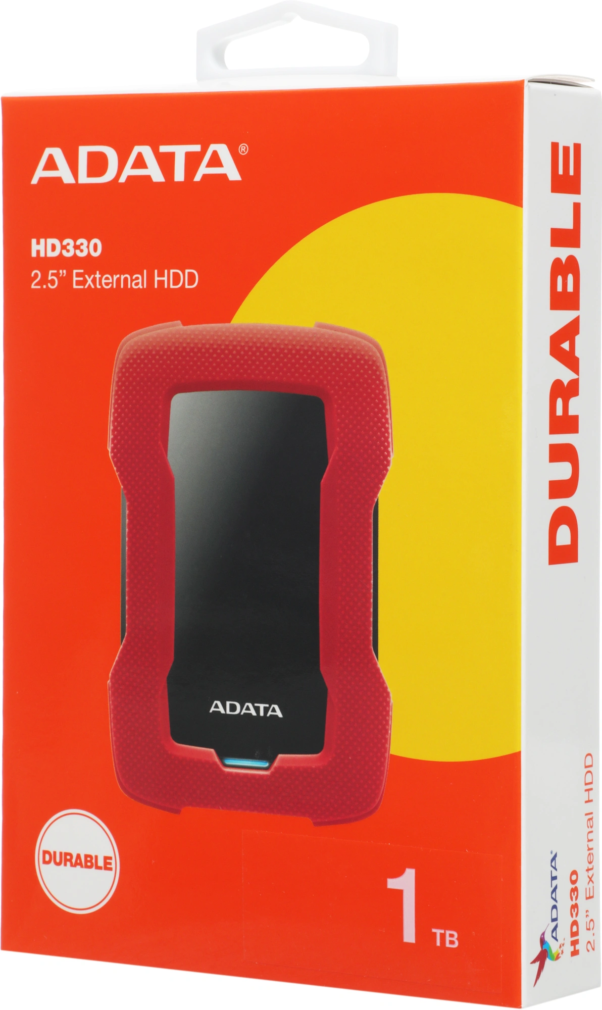 A-Data Portable HDD 1Tb HD330 AHD330-1TU31-CRD {USB 3.1, 2.5", Red}  Противоударный
