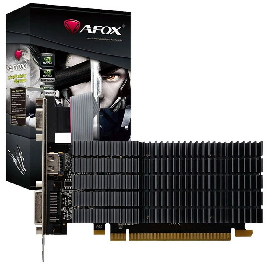 Видеокарта AFOX GT710 2GB DDR3 64bit VGA/DVI/HDMI Passive (AF710-2048D3L5) RTL