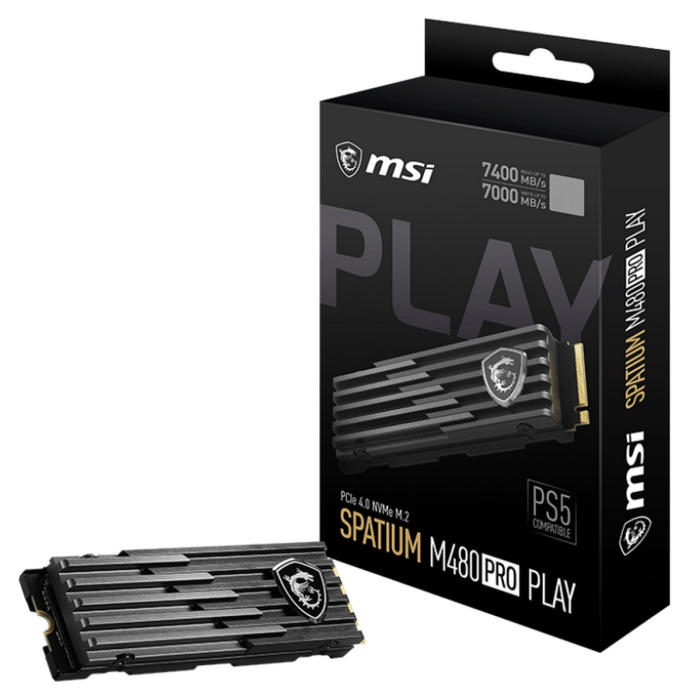 MSI SPATIUM M480 PCIe 4.0 NVMe M.2 2TB PLAY