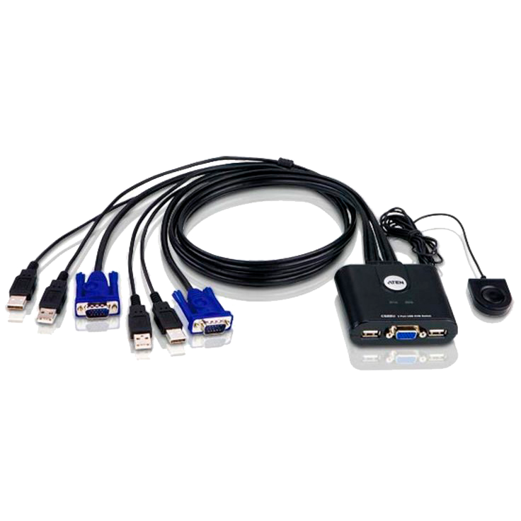 ATEN CS22U переключатель 2 PORT USB KVM SWITCH