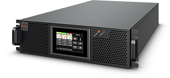 CyberPower ИБП RT33025KE 3Ф/3Ф, 3Ф/1Ф 25кВА/25кВт {без батарей, монтажа в 19' стойку, 438x130x750 мм}