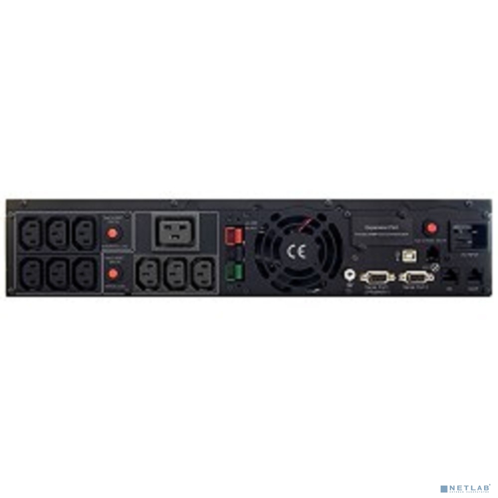 ИБП CyberPower PR3000ELCDRT2U {Line-Interactive, 3000VA/2700W USB/RS-232/Dry/EPO/SNMPslot/RJ11/45/ВБМ (9 IEC С13, 1 IEC C19), 12В/9 Ач х 4}