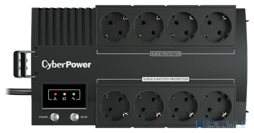 CyberPower BS650E ИБП {650VA/390W USB, (4+4 EURO)}