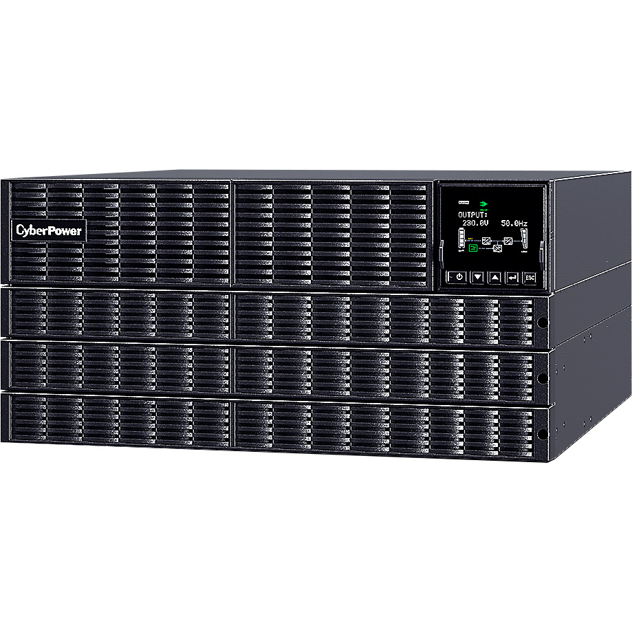 CyberPower OLS10KERT5U ИБП {Online, 10000VA/10000W USB/RS-232/Dry/EPO/SNMP/CloudCard/(4 IEC С13, 4 IEC C19, terminal block)/bat.detect./МВ NEW}