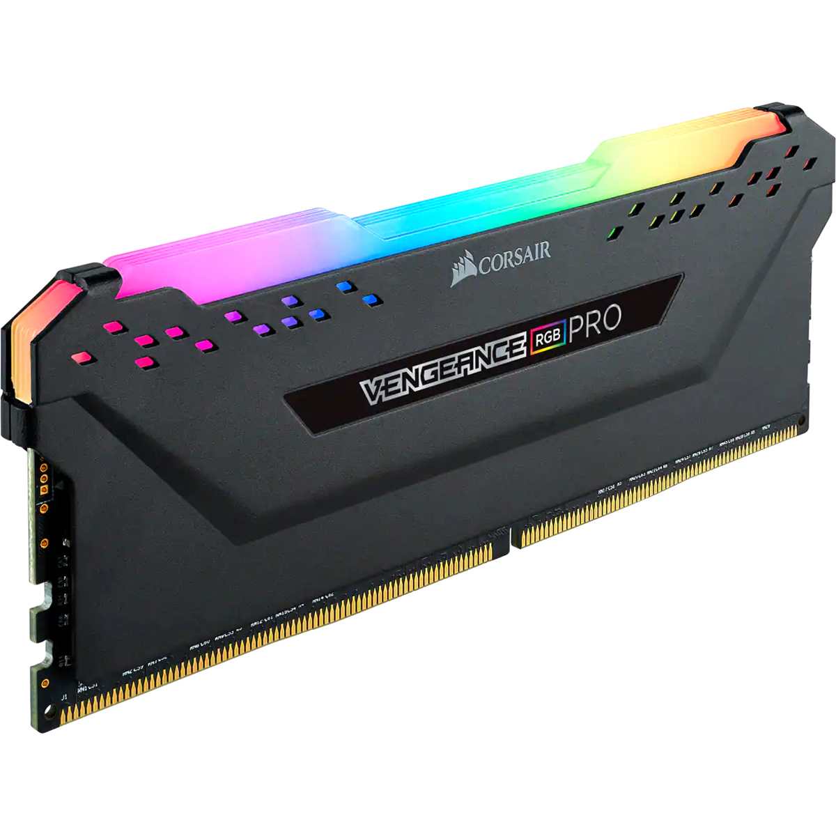 Corsair DDR4, 3600MHz 32GB 4x8GB DIMM, Unbuffered, 18-22-22-42, XMP 2.0, VENGEANCE RGB PRO Heatspreader, RGB LED, 1.35V CMW32GX4M4D3600C18