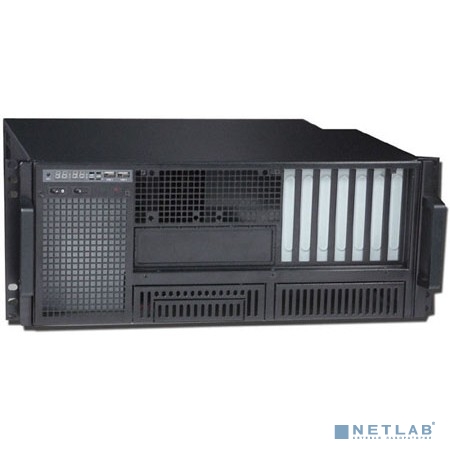 Procase FM420-B-0 черный {4U глубина 355мм, внешн 2x5.25, внутр 6xHDD, MB 12"x9.6", без Б/П PS2}