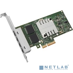 INTEL E1G44HTBLK/HTG1P20 Сетевая карта I340-T4 (PCI Express, 4-Ports, 10/100/1000Base-T, 1000Mbps, Gigabit Ethernet) (904267/904223/904198/891409)