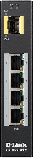 D-Link DIS-100G-5PSW/A1A Промышленный неуправляемый коммутатор с 4 портами 10/100/1000Base-T, 1 портом 1000Base-X SFP, функцией энергосбережения и поддержкой QoS (4 порта с поддержкой PoE) D-Link DIS-100G-5PSW/A1A Промышленный неуправляемый коммутатор с 4 портами 10/100/1000Base-T, 1 портом 1000Base-X SFP, функцией энергосбережения и поддержкой QoS (4 порта с поддержкой PoE)