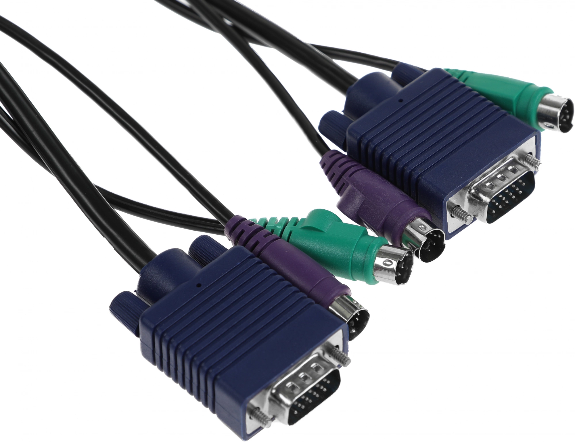 D-Link DKVM-CB3/A3A Кабель KVM длиной 3 м с разъемами VGA и PS/2 для DKVM-4K/А