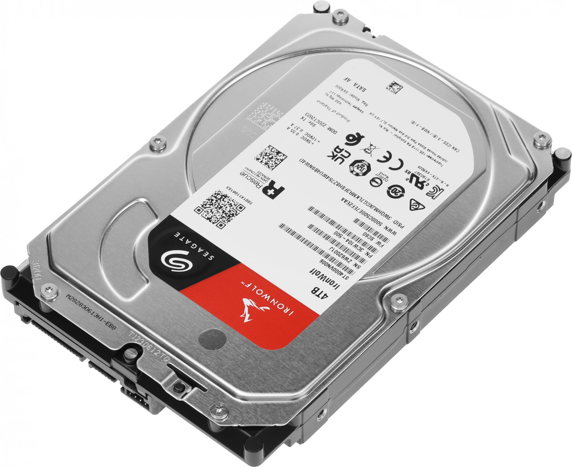 4TB Seagate Ironwolf (ST4000VN006) {SATA 6.0Gb/s, 5400 rpm, 256mb buffer, 3.5", для NAS}