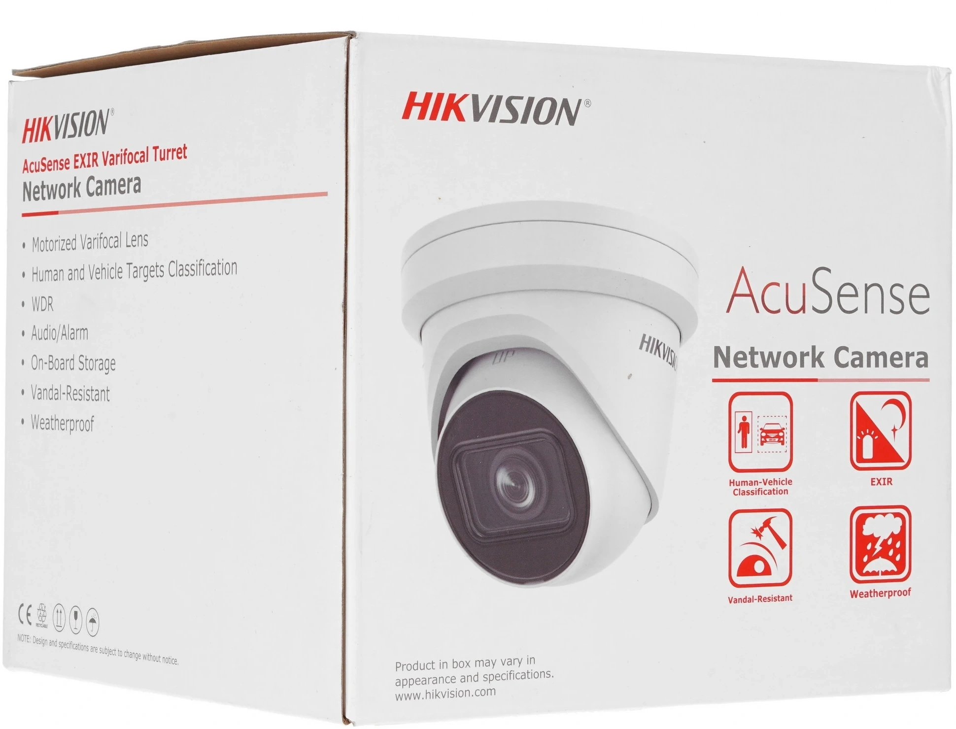 HIKVISION DS-2CD2H83G2-IZS 8Мп уличная купольная IP-камера с EXIR-подсветкой до 40м и технологией AcuSense