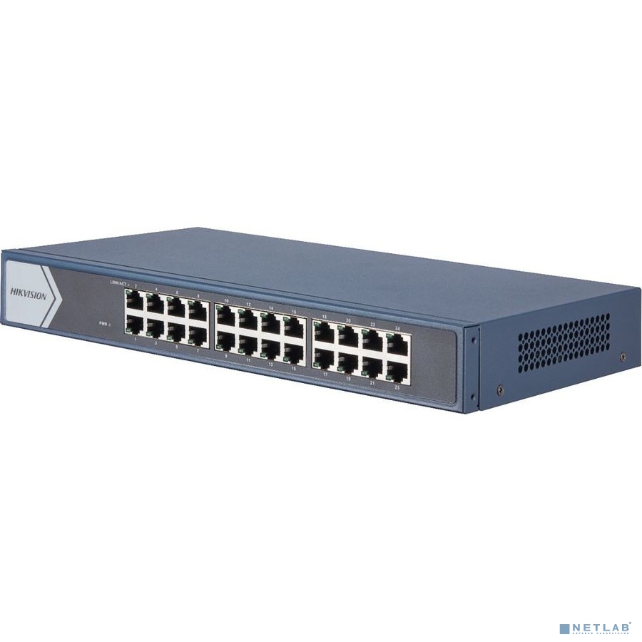 HIKVISION DS-3E0524-E(B) 24G Коммутатор неуправляемый