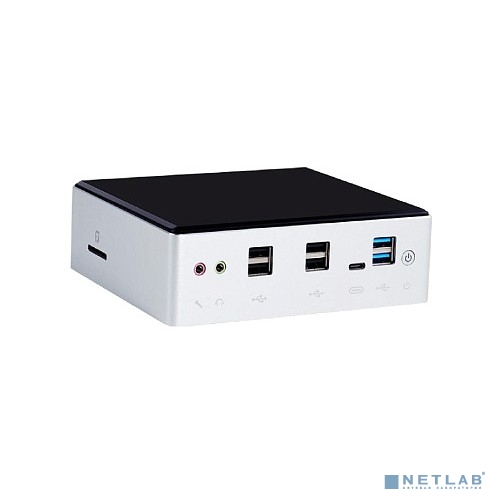 Hiper NUGi510210U платформа ПК/ Nettop NUG, Intel Core i5-10210U, 2* DDR4 SODIMM 2400MHz, UHD-графика Intel (DP+HDMI), 1*Type-C, 4*USB2.0, 4*USB3.0, 2*LAN, 1*2.5HDD, WiFi, VESA