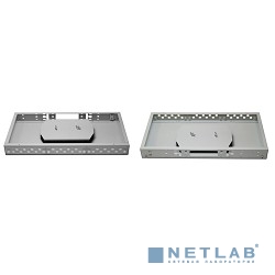 Hyperline FO-19R-1U-3xSLT-W140H42-24UN-GY Бокс оптический универсальный 19", от 8 до 24 портов (SC, duplex LC, ST, FC), со сплайс пластиной, без пигтейлов и проходных адаптеров, 1U, серый