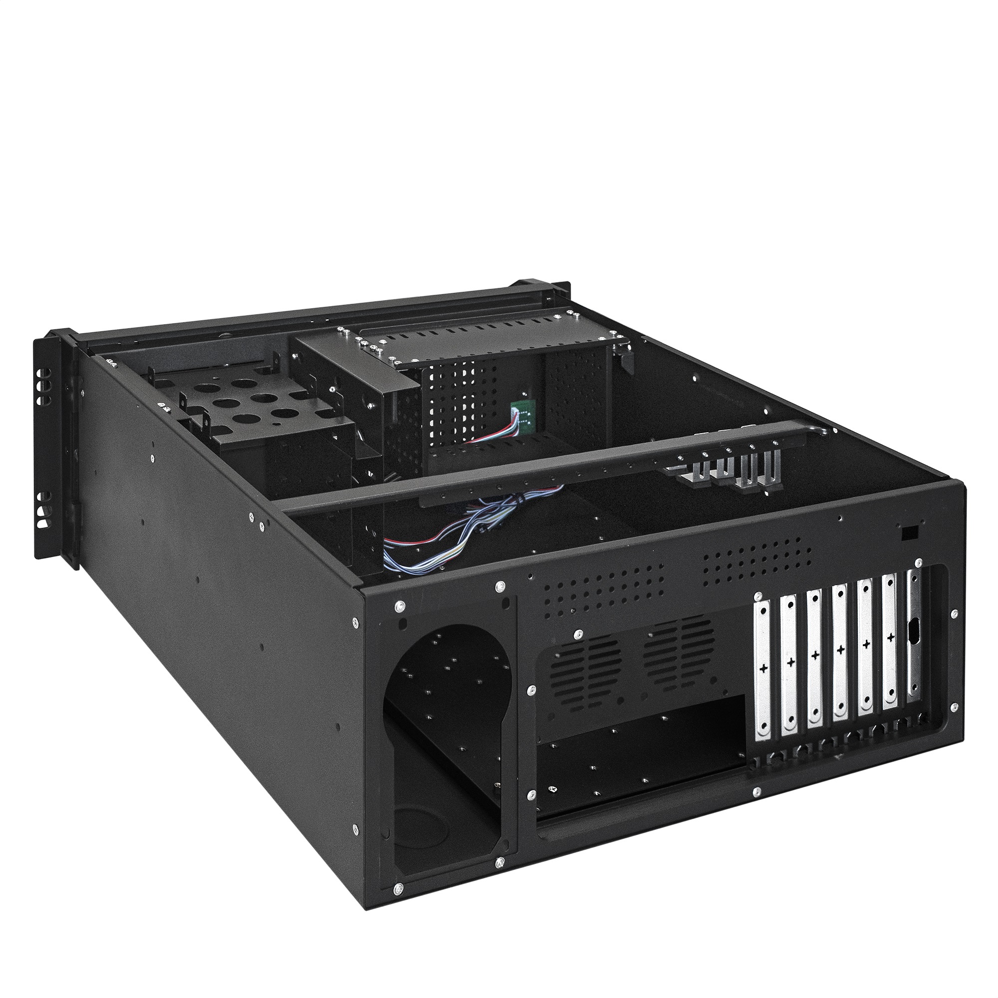 Exegate EX254717RUS Серверный корпус Exegate Pro 4U450-26 / 4U4020S <RM 19",  высота 4U, глубина 450, без БП, USB>