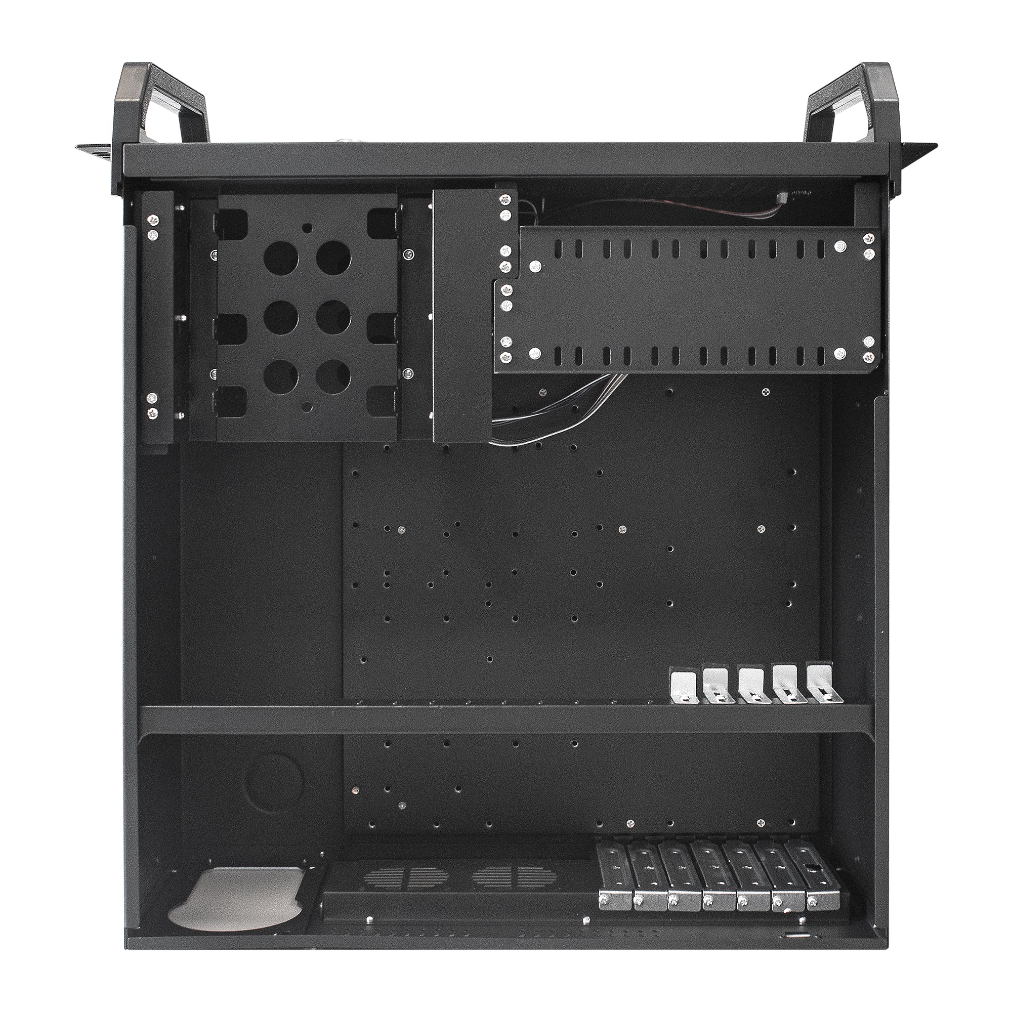 Exegate EX254717RUS Серверный корпус Exegate Pro 4U450-26 / 4U4020S <RM 19",  высота 4U, глубина 450, без БП, USB>