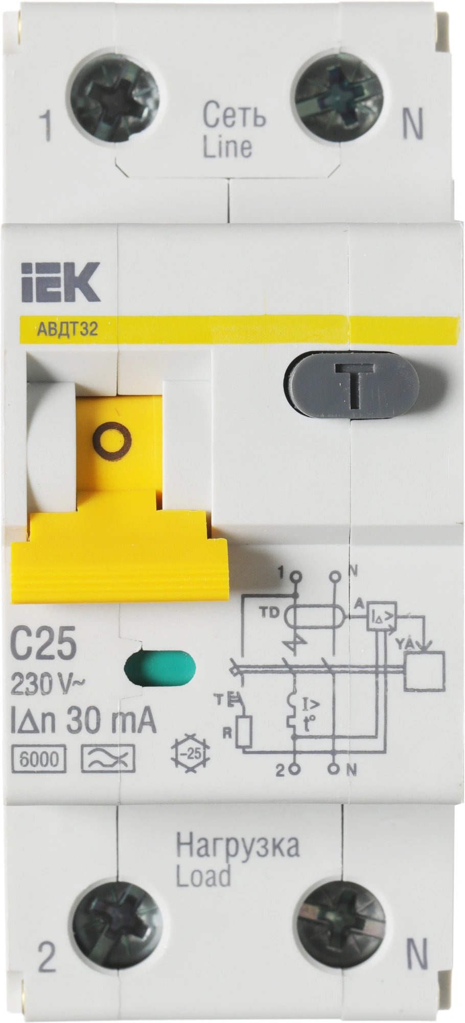Iek MAD22-5-025-C-30 АВДТ 32 C25 - Автоматический Выключатель Дифф. тока