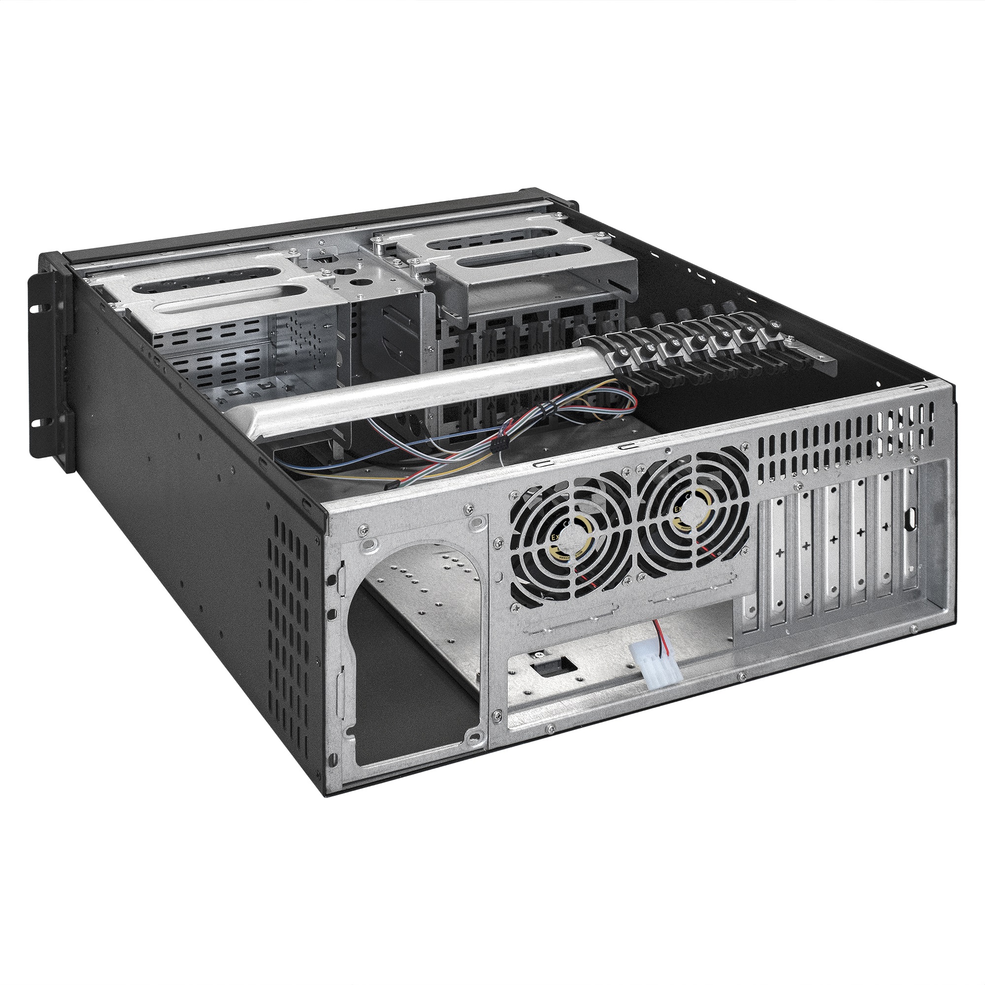 Exegate EX254720RUS Серверный корпус Exegate Pro 4U4132(S) <RM 19", высота 4U, глубина 480, без БП, USB> [4U480-15]