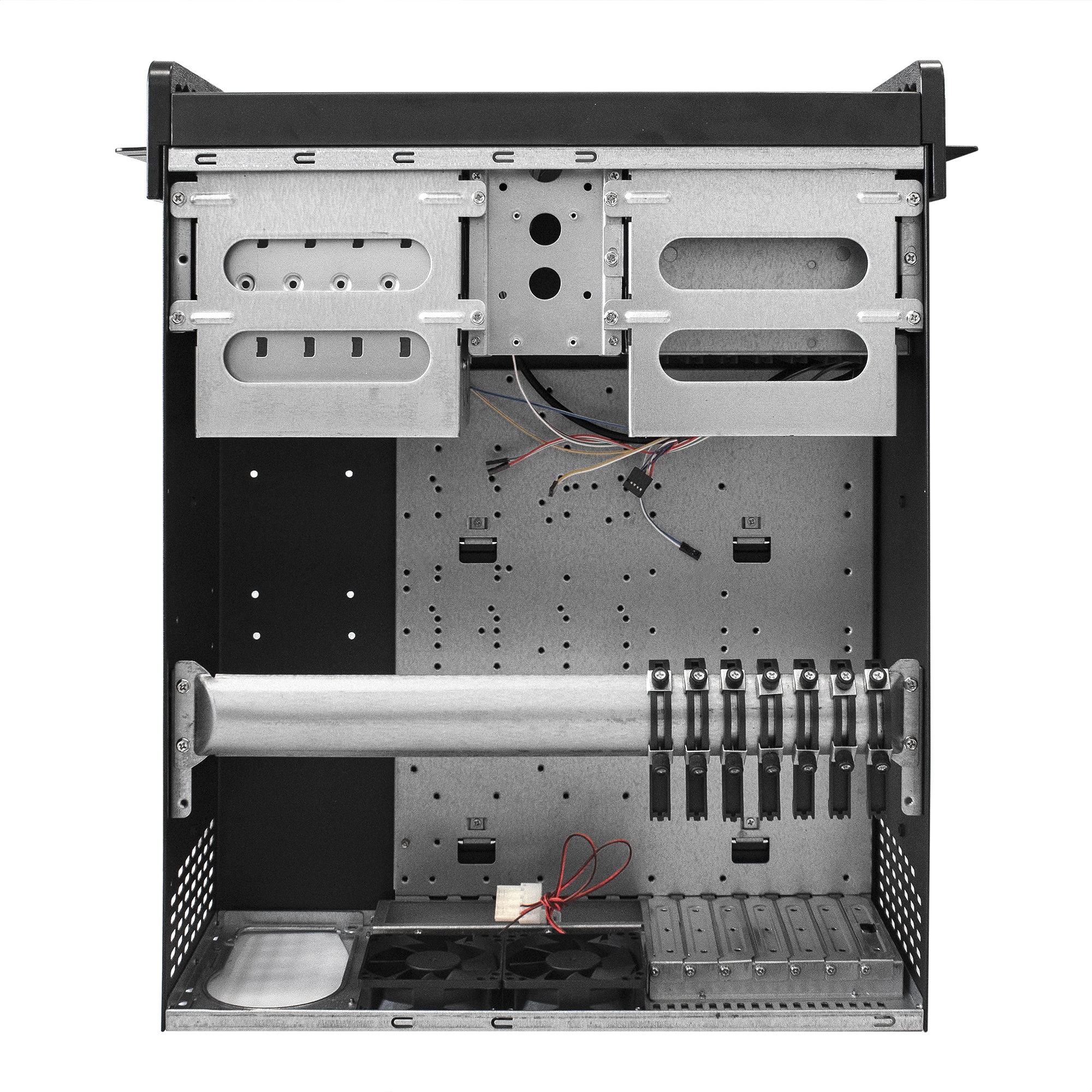 Exegate EX254720RUS Серверный корпус Exegate Pro 4U4132(S) <RM 19", высота 4U, глубина 480, без БП, USB> [4U480-15]