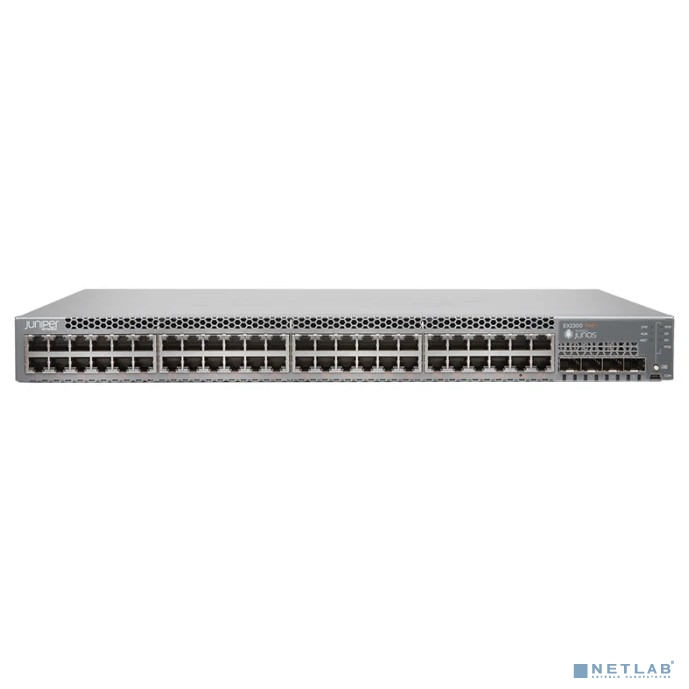 Juniper EX2300 48-port 10/100/1000BaseT, 4 x 1/10G SFP/SFP+ (optics sold separately) Juniper EX2300 48-port 10/100/1000BaseT, 4 x 1/10G SFP/SFP+ (optics sold separately)
