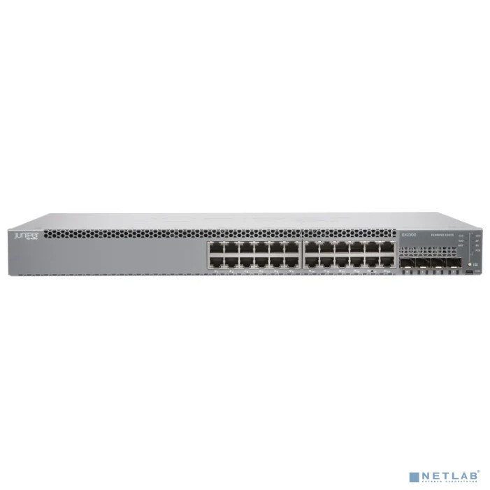 Juniper EX2300-24T EX2300 24-port 10/100/1000BaseT, 4 x 1/10G SFP/SFP+ (optics sold separately)