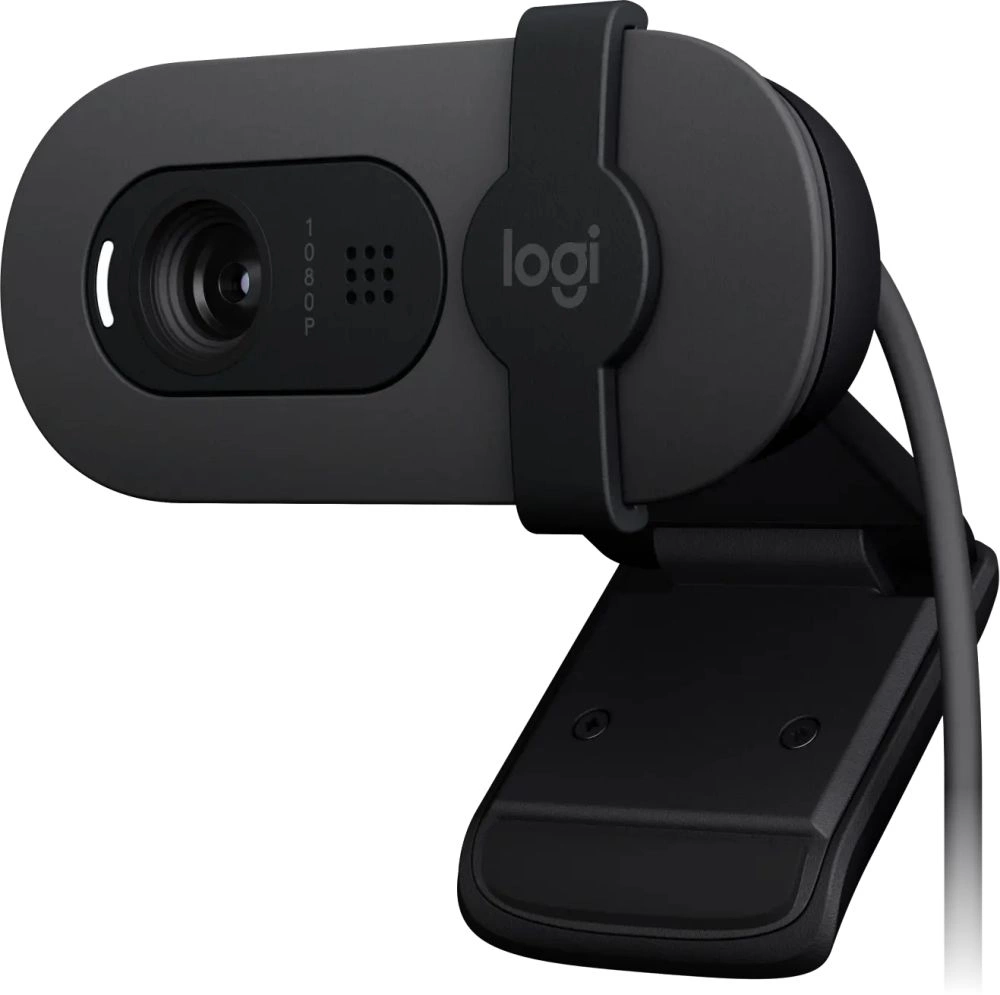 Веб-камера/ Logitech Brio 100 Full HD webcam - GRAPHITE – USB (960-001585)