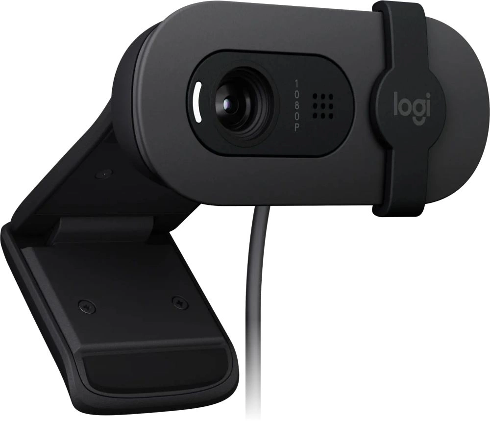 Веб-камера/ Logitech Brio 100 Full HD webcam - GRAPHITE – USB (960-001585)