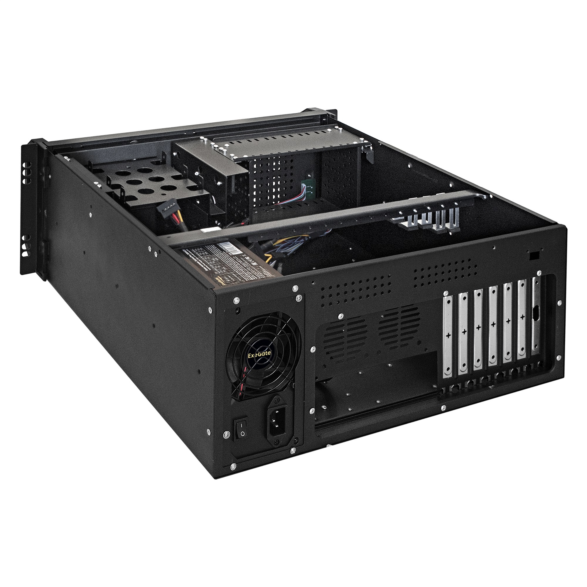 Exegate EX244604RUS Серверный корпус Exegate Pro 4U4020S <RM 19",  высота 4U, глубина 450, БП 700ADS, USB>