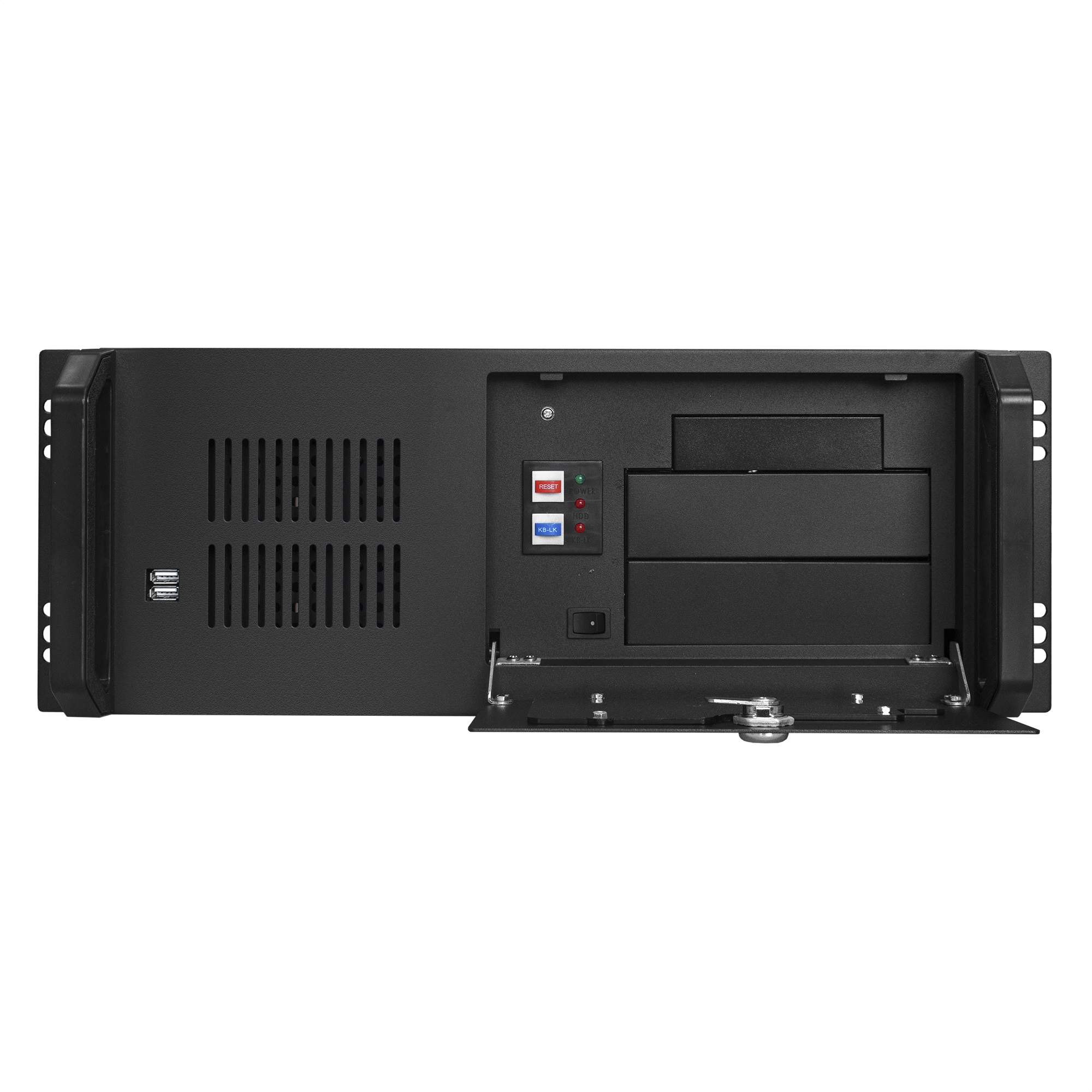 Exegate EX244610RUS Серверный корпус Exegate Pro 4U4020S <RM 19",  высота 4U, глубина 450, БП 800ADS, USB>