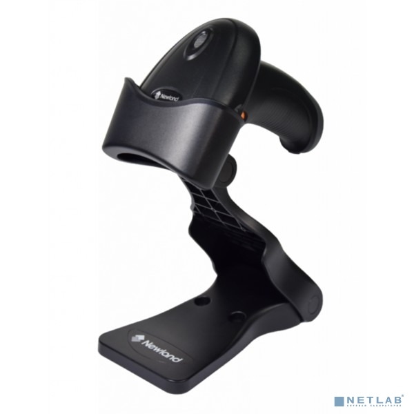 Newland NLS-HR1150P-30F Сканер штрих-кодов HR11+ Aringa, 1D CCD Handheld Reader (black surface) with USB cable 2 mtr. straight, autosense, incl. foldable smart stand STD20i-22. (KIT Scanner + Cable US