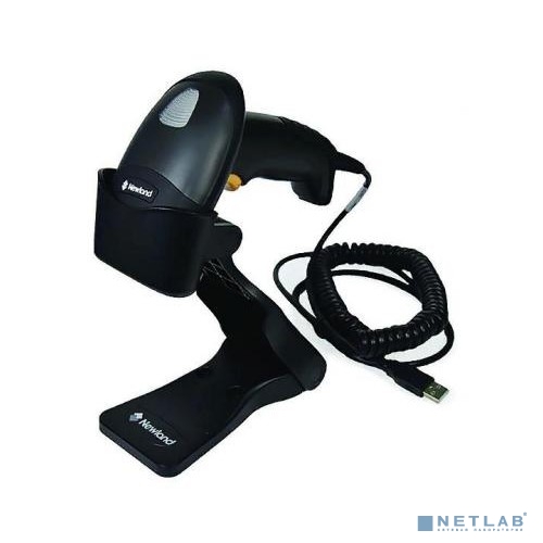 Newland NLS-HR3280-SF Сканер штрих-кодов HR3280 2D CMOS Megapixel Handheld Reader (Black surface) with 3 mtr. coiled USB cable, autosense, incl. foldable smart stand (KIT Scanner + Cable USB coiled +