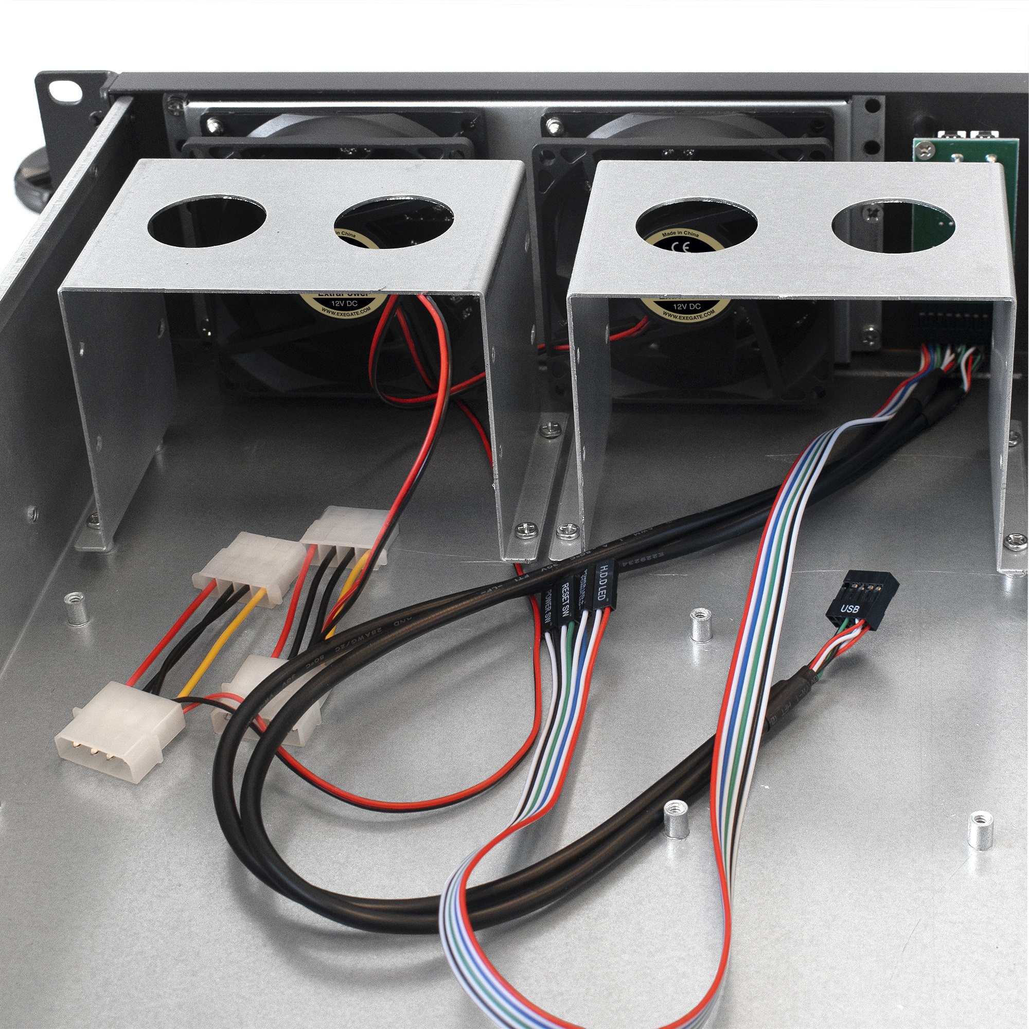 Exegate EX264958RUS Серверный корпус Exegate Pro 2U390-04 <RM 19", высота 2U, глубина 390, БП 500ADS, USB> Exegate EX264958RUS Серверный корпус Exegate Pro 2U390-04 <RM 19", высота 2U, глубина 390, БП 500ADS, USB>