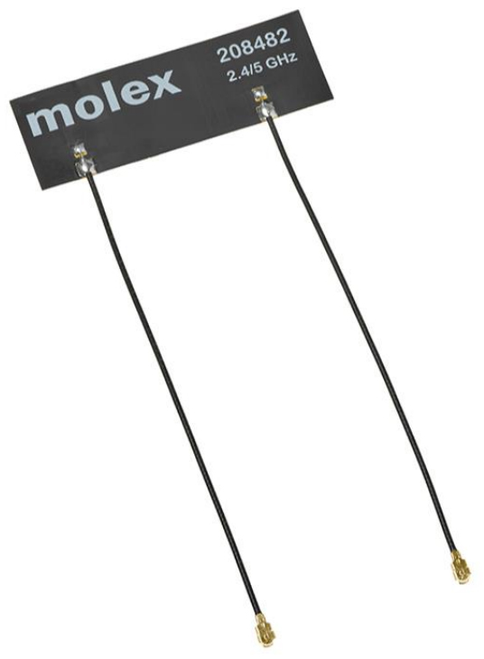 Molex Wi-Fi 6E Flex Cabled 2x2 MIMO Antenna