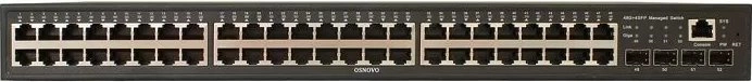 Коммутатор/ OSNOVO Управляемый L2 PoE коммутатор Gigabit Ethernet на 48 RJ45 PoE + 4*GE SFP, до 30W на порт, суммарно до 800W