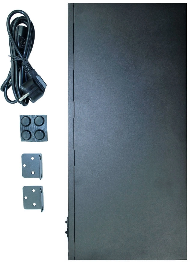 Коммутатор/ OSNOVO Управляемый (L2+) гигабитный коммутатор на 26 портов, 24 *10/100/1000Base-T, 2*SFP 1000Base-X