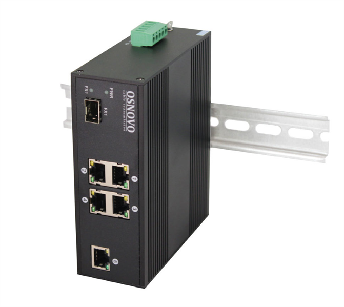 Промышленный PoE коммутатор Fast Ethernet OSNOVO SW-40501/IC