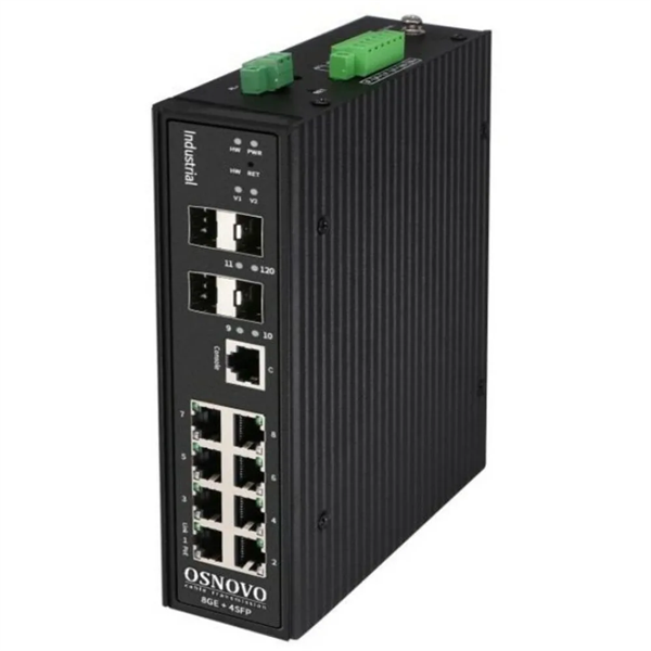 Промышленный коммутатор Gigabit Ethernet  SW-70804/ILS