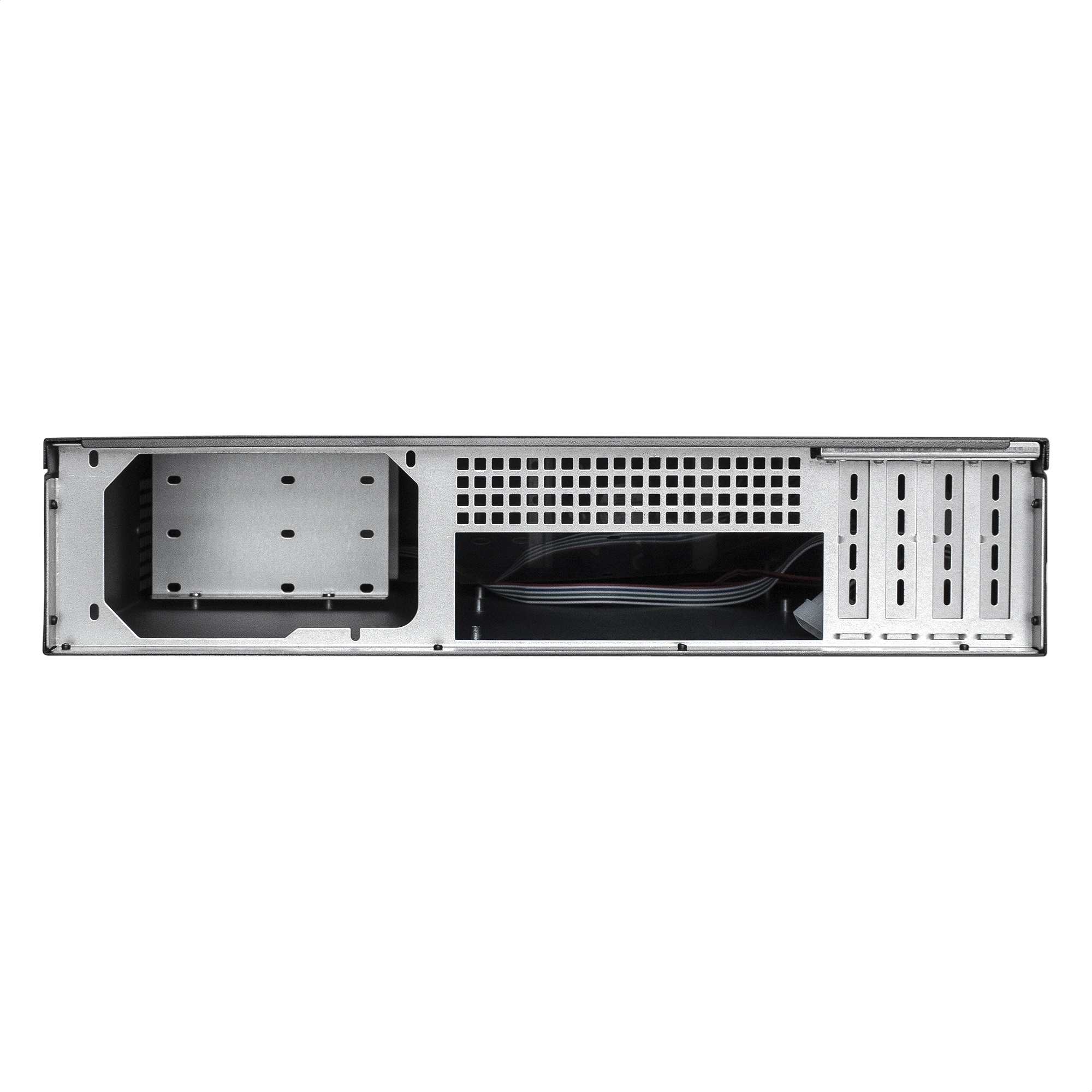 Exegate EX279691RUS Серверный корпус Exegate Pro 2U350-03 <RM 19",  высота 2U, глубина 350, без БП, USB>