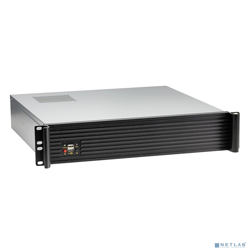 Exegate EX279614RUS Серверный корпус Exegate Pro 2U420-06 &lt;RM 19&quot;,  высота 2U, глубина 420, БП 600ADS, USB&gt;