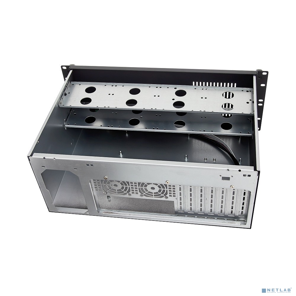 Exegate EX281306RUS Серверный корпус ExeGate Pro 4U300-08 &lt;RM 19&quot;,  высота 4U, глубина 300, БП 800ADS, USB&gt;