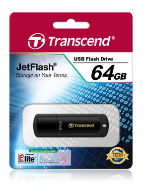 Transcend USB Drive 64Gb JetFlash 350 TS64GJF350 {USB 2.0}