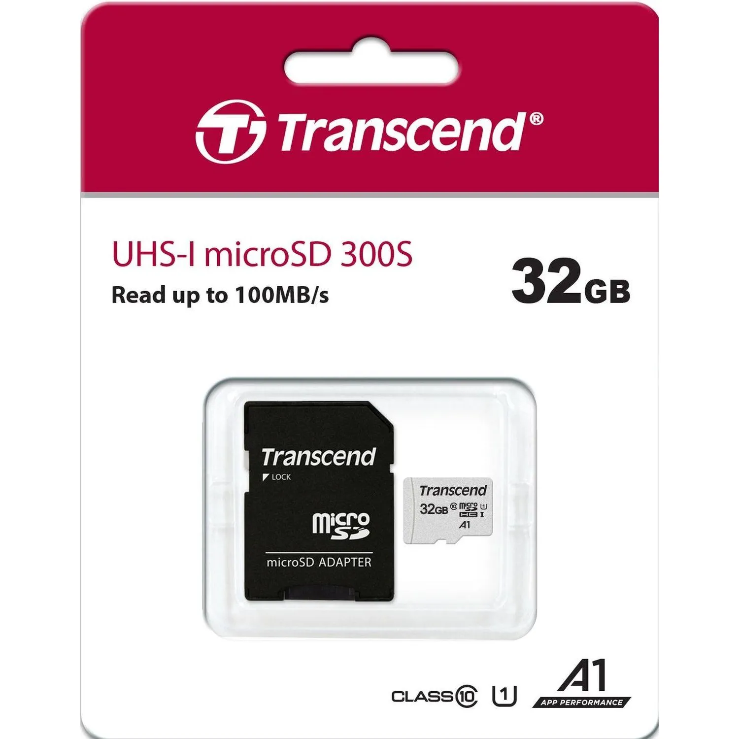 Micro SecureDigital 32Gb Transcend TS32GUSD300S-A {MicroSDHC Class 10 UHS-I, SD adapter}
