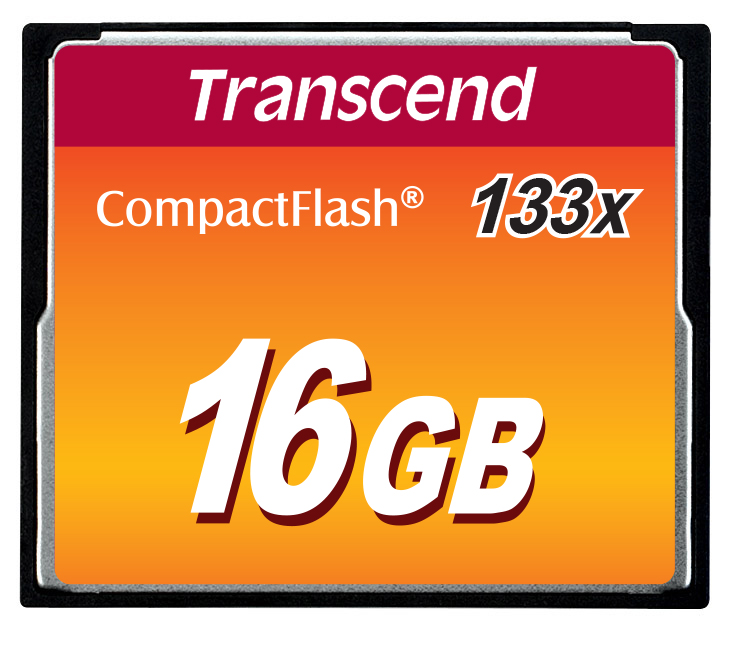 Compact Flash 16Gb Transcend  (TS16GCF133) 133-x