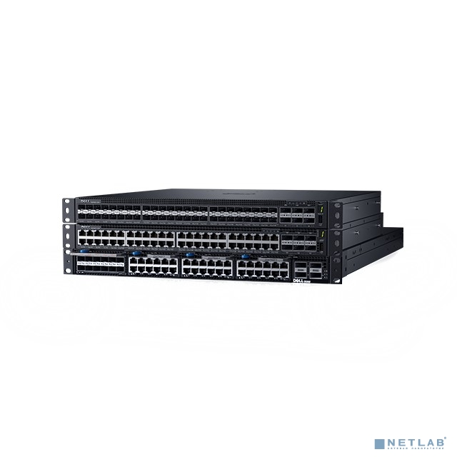 Коммутатор Dell EMC S4128T-ON [5_10783696.v2], 1U, 28 x 10GBase-T, 2 x QSFP28, возд. поток от бл. пит. к пан. ввода-вывода, 2 бл. пит., OS10_10783696.v2