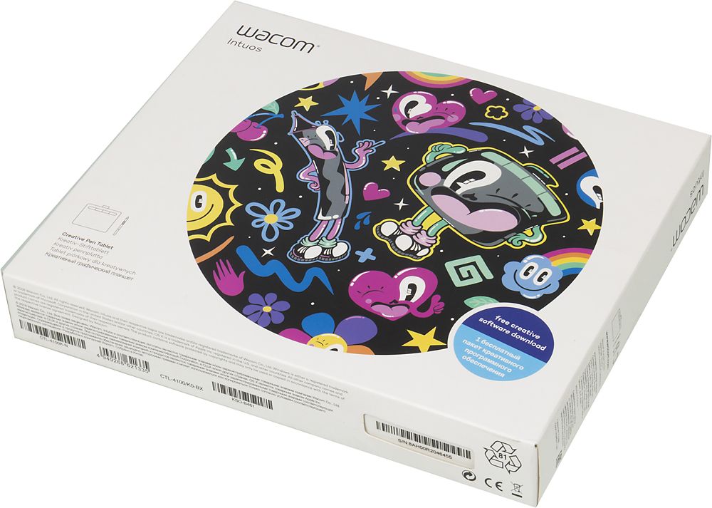 Wacom Intuos S Black CTL-4100K-N