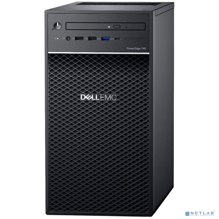 Сервер Dell PowerEdge T40 Tower/ E-2224G 3.5GHz(8Mb)/1x8GbU2D(2666)/ On-board SATA RAID/ 1x1Tb SATA Entry 7.2k LFF/ UpTo3LFF cable HDD/ DVDRW/ 1xGE/ PS290W/ 1YBWNBD (210-ASHD / 210-ASHD-01) Сервер Dell PowerEdge T40 Tower/ E-2224G 3.5GHz(8Mb)/1x8GbU2D(2666)/ On-board SATA RAID/ 1x1Tb SATA Entry 7.2k LFF/ UpTo3LFF cable HDD/ DVDRW/ 1xGE/ PS290W/ 1YBWNBD (210-ASHD / 210-ASHD-01)
