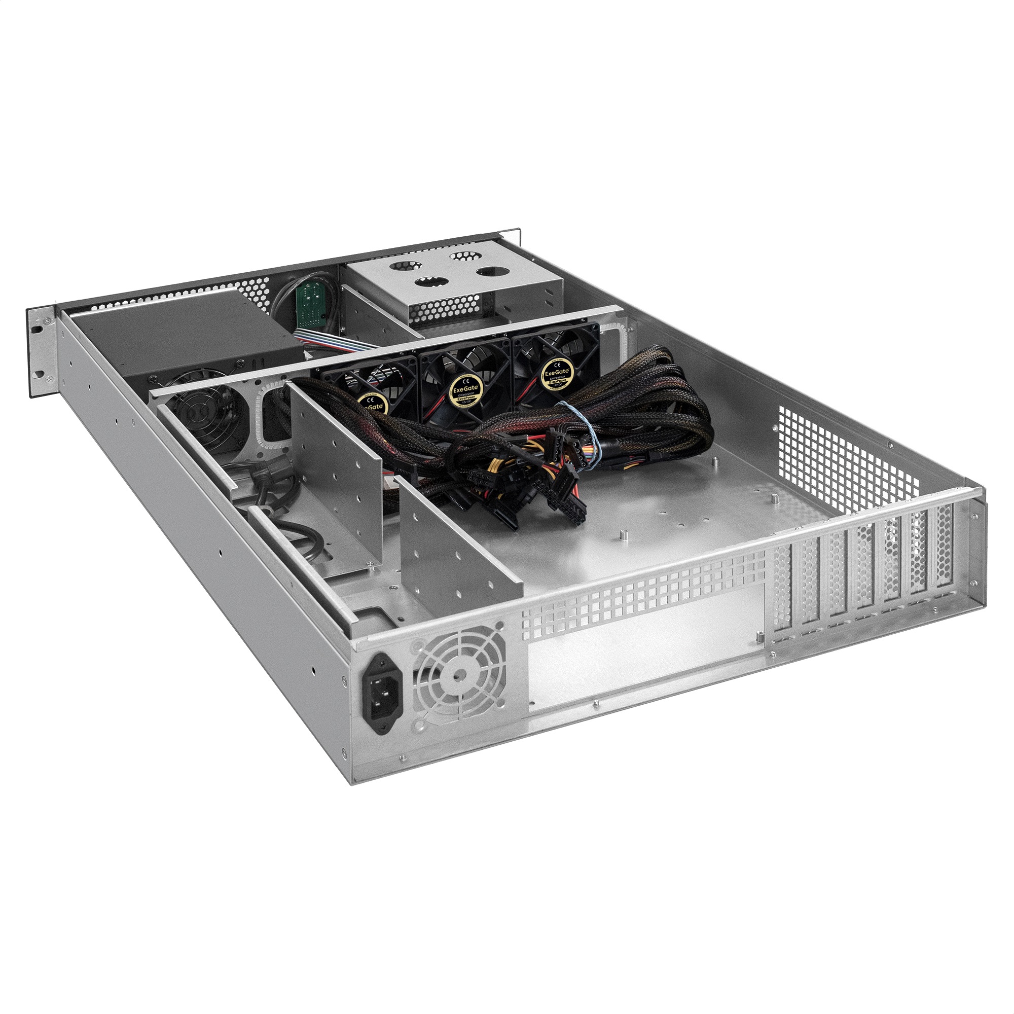 Exegate EX284977RUS Серверный корпус ExeGate Pro 2U650-08 <RM 19", высота 2U, глубина 650, БП 500ADS, 2*USB> Exegate EX284977RUS Серверный корпус ExeGate Pro 2U650-08 <RM 19", высота 2U, глубина 650, БП 500ADS, 2*USB>